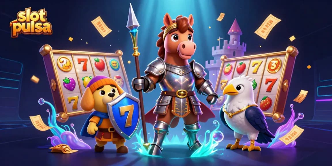 Permainan slot pulsa dengan petualang berani dan hewan peliharaan imut, penuh dengan keseruan.