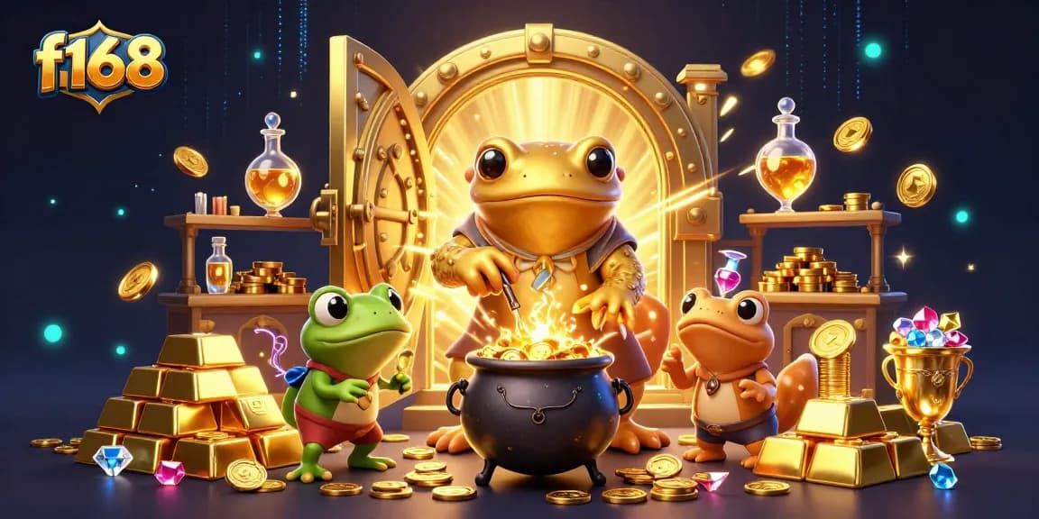 Experience the excitement of f168 as a golden alchemist transforms base metals into riches!