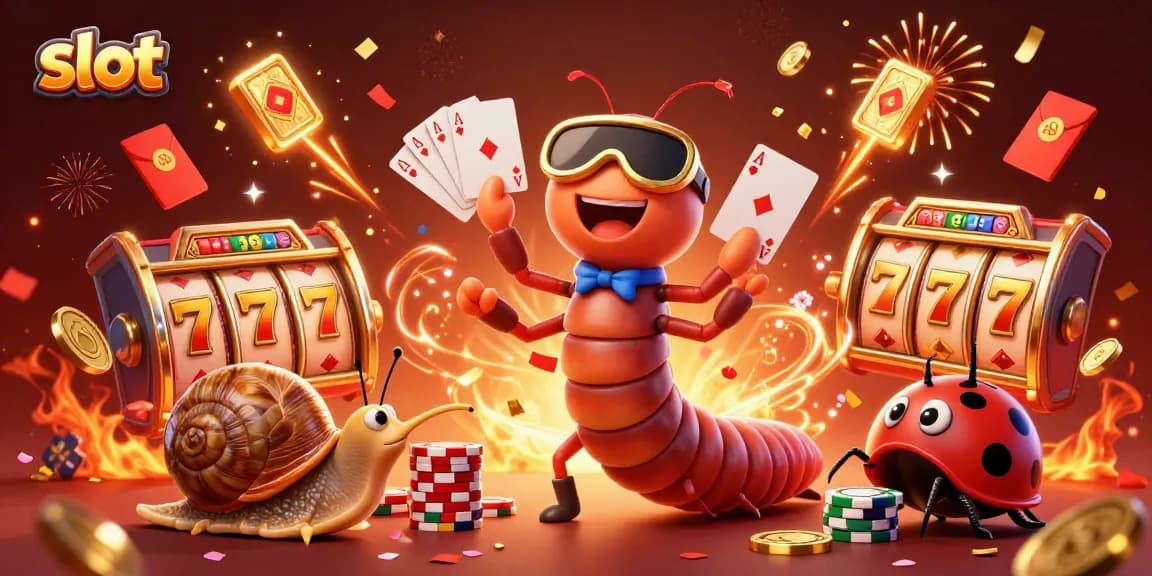 Engage with captivating slot games featuring vibrant 3D characters, including exciting dealer actions.