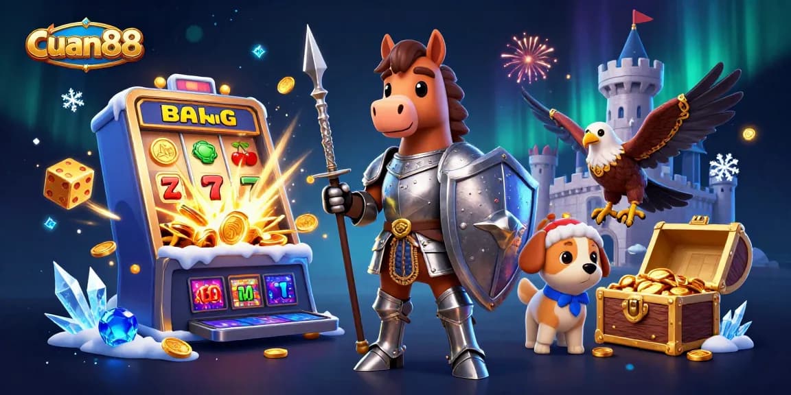 Memenangkan jackpot di cuan88 dengan pemandangan kasino 3D yang penuh aksi dan detail.