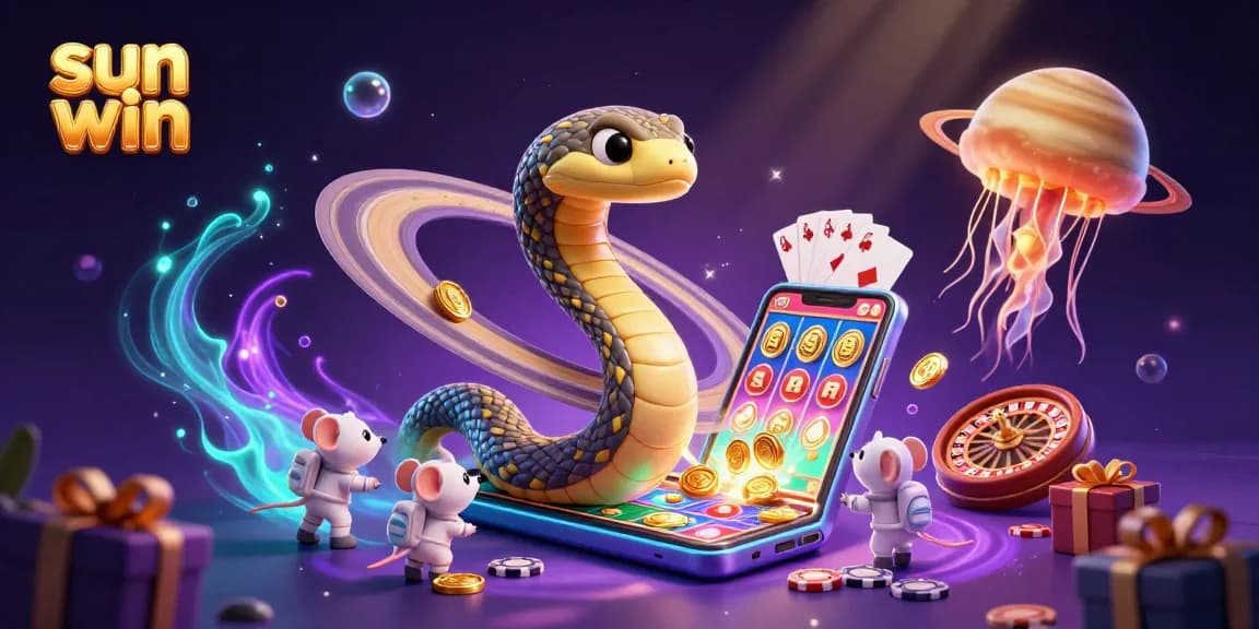 Experience the thrill of sun win with astronaut mice betting on a roulette galaxy.