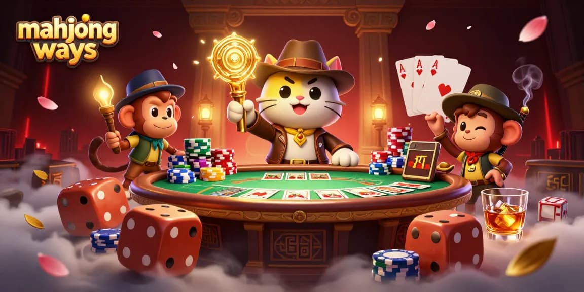 Enhance your chance to win with mahjong ways as our archeologist cat uncovers treasures.