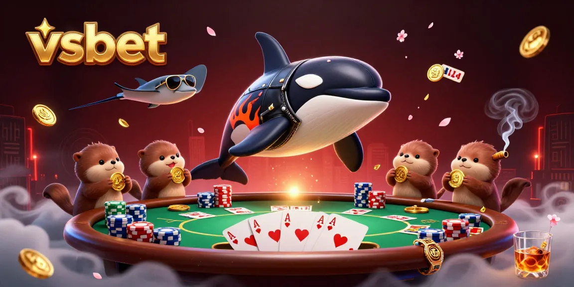 Experience thrilling gameplay at vsbet with dynamic casino characters and vibrant poker elements.