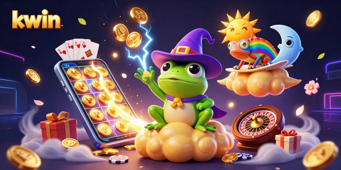 Kwin offers thrilling gaming experiences with vibrant characters creating a storm of rewards in a captivating digital casino.