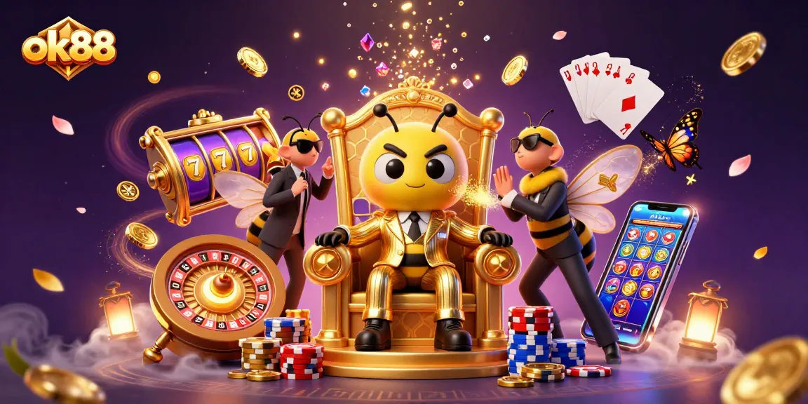 Experience the excitement of ok88 with a buzzing mob boss and sparkling casino treasures