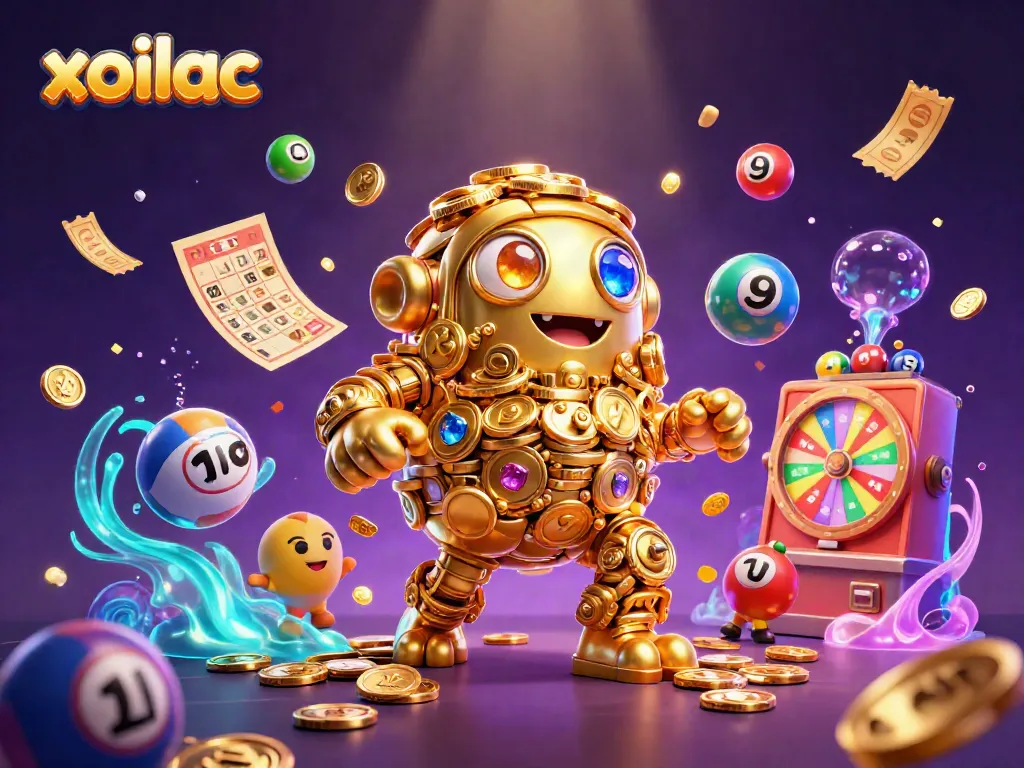 Xoilac offers engaging and vibrant gaming visuals capturing the spirit of online gambling excitement.