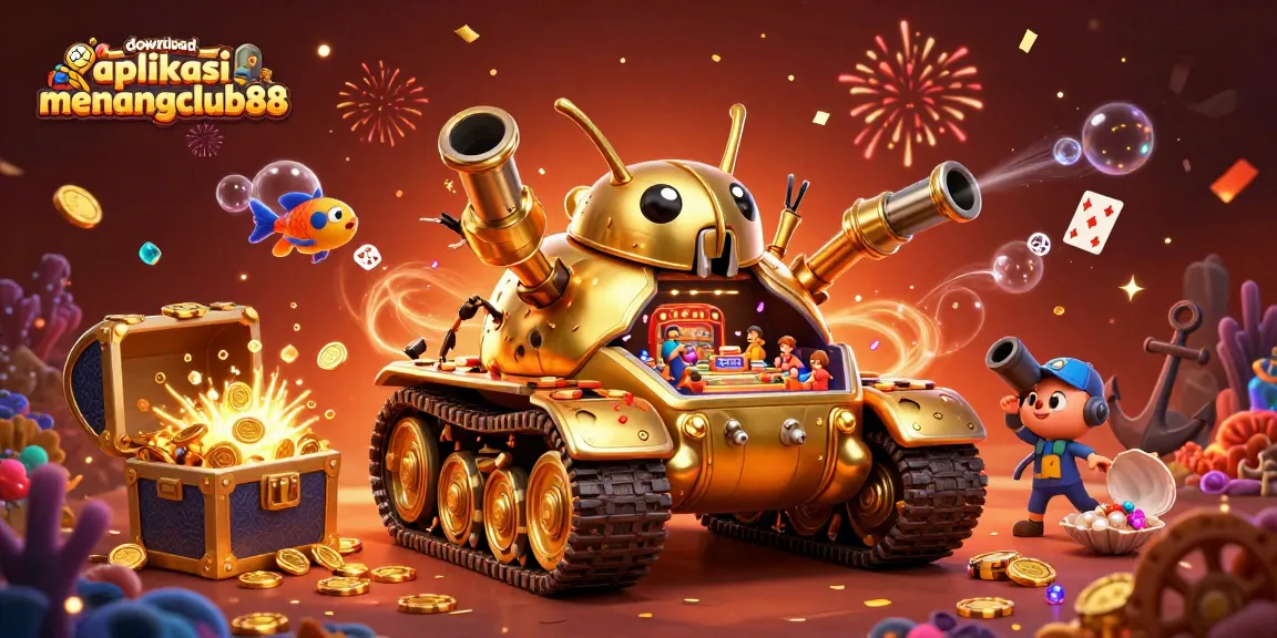 Engage in adventure with download aplikasi menangclub88, showcasing a vibrant 3D casino scene packed with excitement.