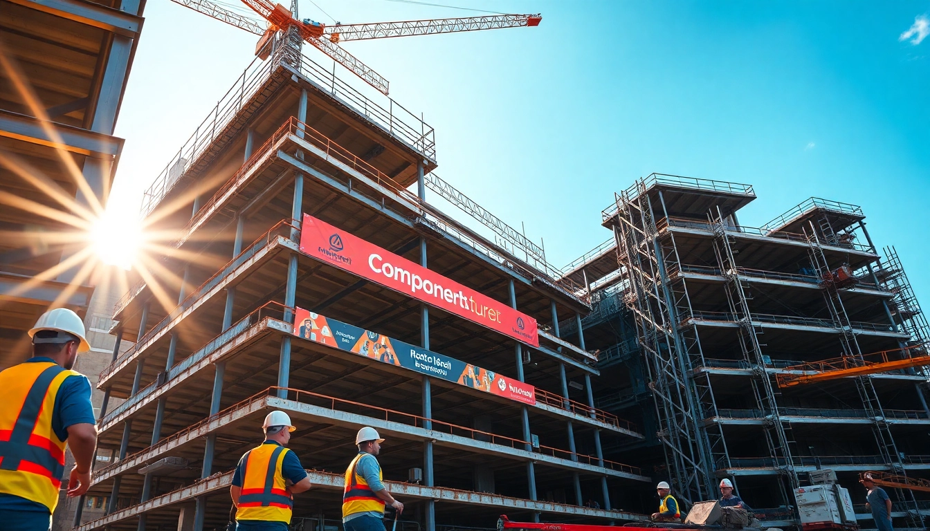 Workers on-site demonstrating expertise as New York City Commercial General Contractor amidst active renovation.