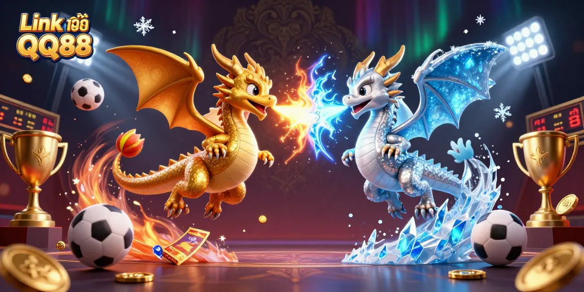 Experience the excitement of Link mới nhất QQ88 with dynamic sports-themed 3D illustration.