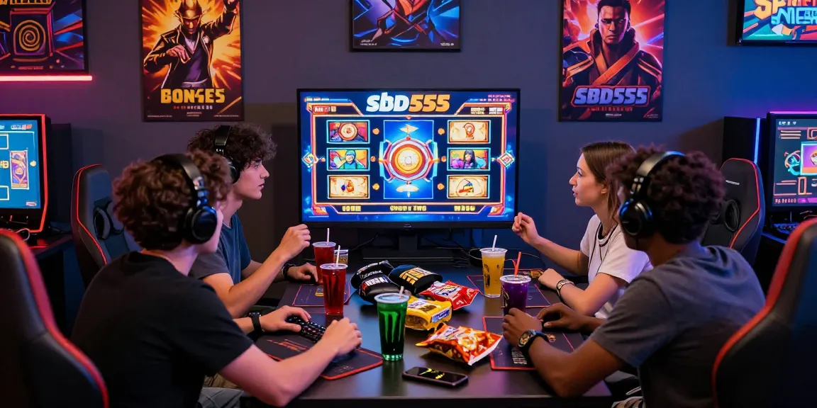เล่นเกมสล็อตกับ sbd555 ในบรรยากาศสนุกสนาน พร้อมเพื่อน สนุกสนานและน่าตื่นเต้น