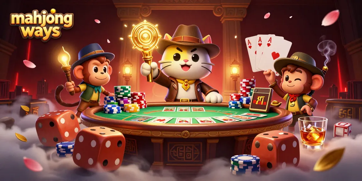 Enhance your chance to win with mahjong ways as our archeologist cat uncovers treasures.