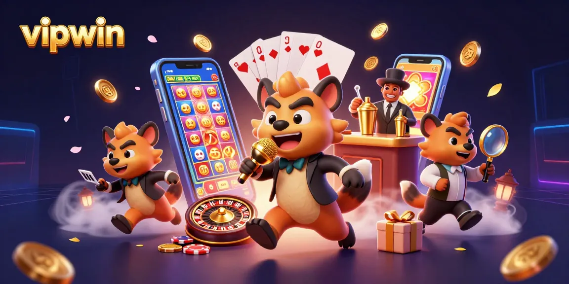 Engage with exciting casino action at vipwin with comedic hyenas and thrilling slot games.