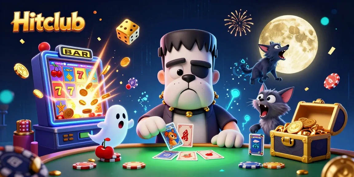 Hitclub players experience thrilling cards at a spooky table with a ghostly twist.
