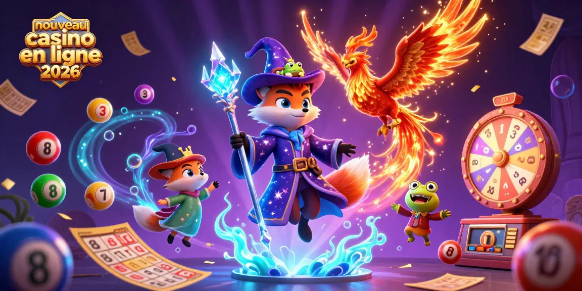 Découvrez les richesses du nouveau casino en ligne 2026 avec une scène magique remplie de jeux captivants.