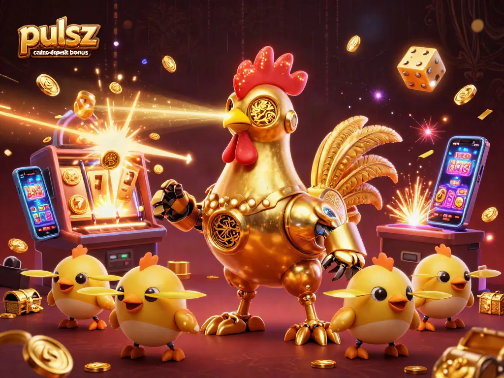 Engage with pulsz casino no deposit bonus promoting a vibrant scene of winning excitement and dynamic game elements.