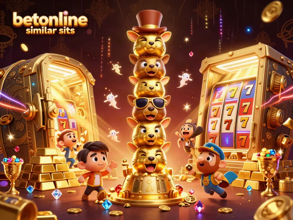 Experience the excitement of betonline similar sites with dynamic 3D casino elements, treasures, and games.