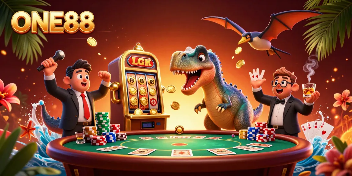 ONE88 brings the excitement of a pachycephalosaurus headbutting a slot machine for jackpot coins.