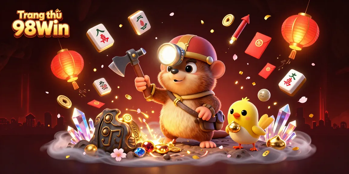 Experience exciting gaming at Trang chủ 98Win with treasure hunting and vibrant casino elements.