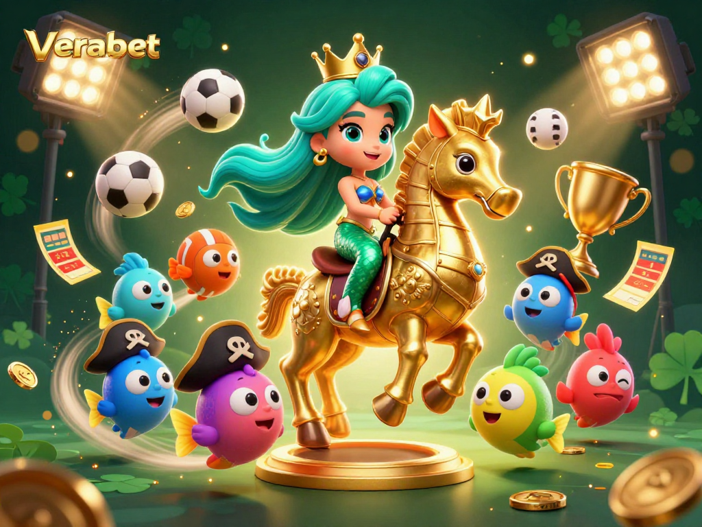 Win exciting prizes with Verabet in a vibrant 3D cartoon casino universe full of adventure.