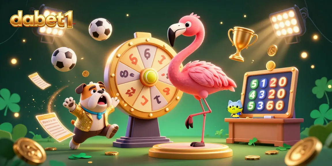 Engage with exciting dabet1 gameplay through a lively illustration of a game show scene