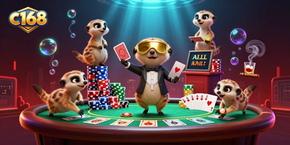 Experience thrilling action at c168's unique meerkat casino with engaging card games and dynamic gameplay.