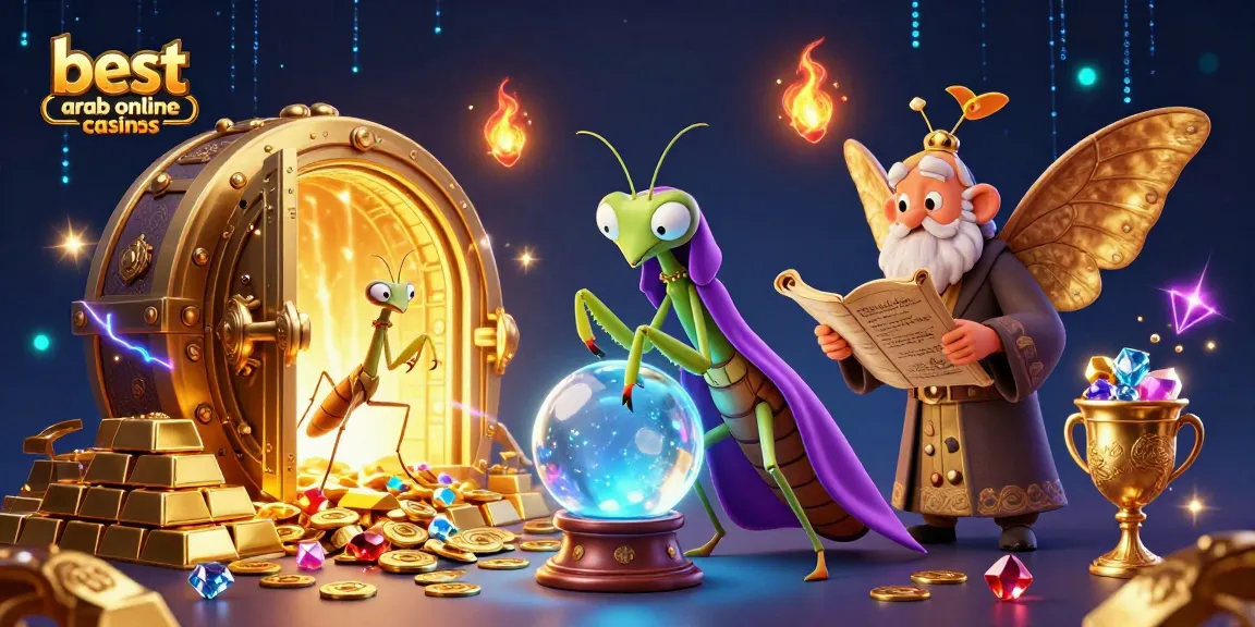 Experience the magic of the best arab online casinos with fortune tellers and treasures swirling around.
