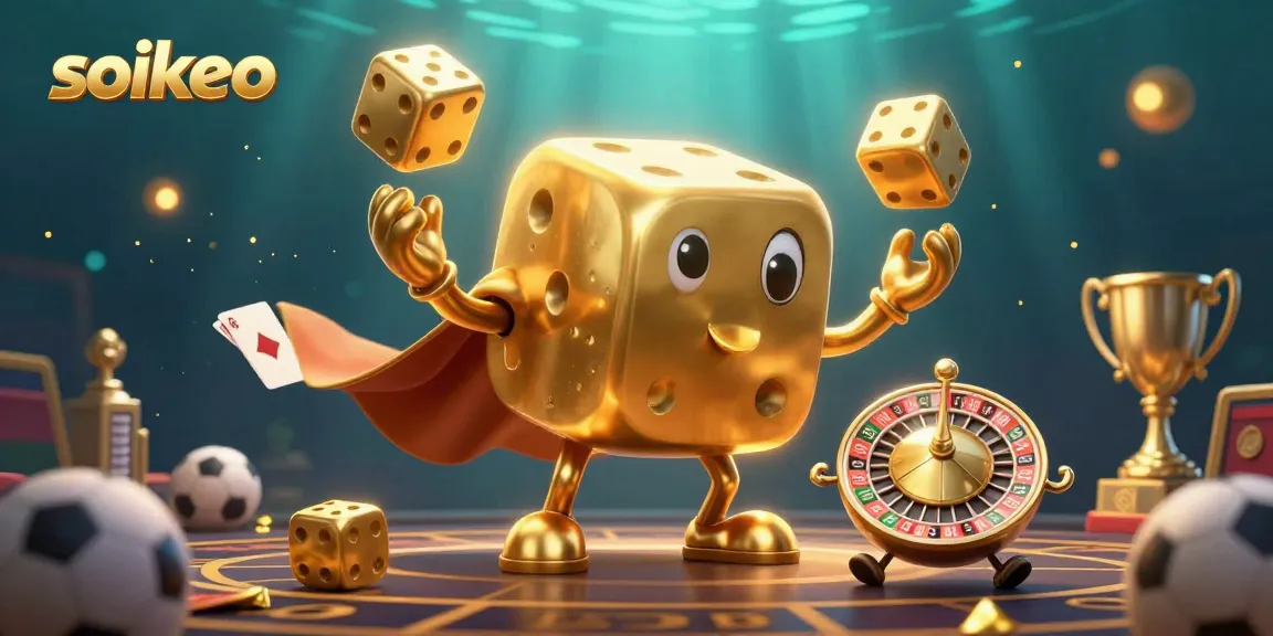 Engage with exciting sports betting action on soikeo, featuring vibrant 3D characters and elements.