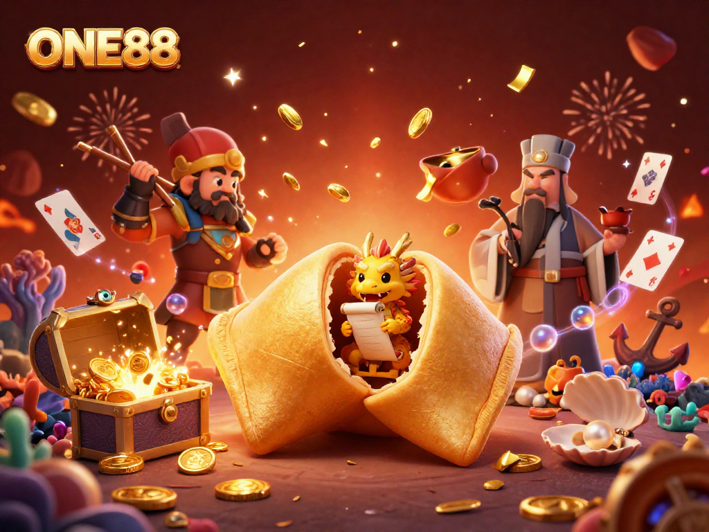 ONE88 offers exciting gameplay with golden treasures and mystical characters in a vibrant casino adventure.