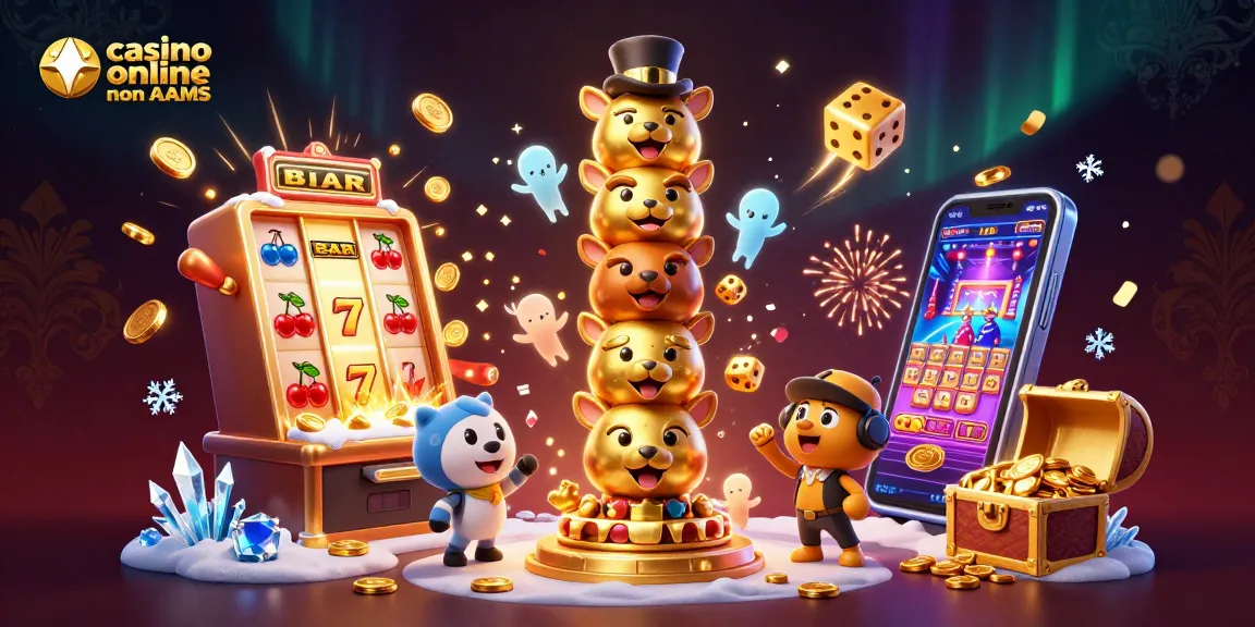Esplora il mondo dei casino online non AAMS con slot, jackpot e accessori divertenti.