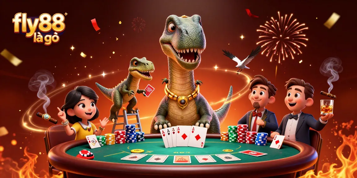Experience thrilling gameplay with the fly88 là gì platform, showcasing a vibrant casino scene.