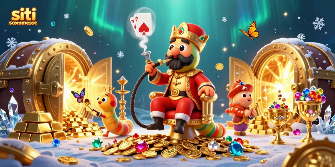 Scommetti sui siti scommesse con un ambiente ricco di giochi, oro e dettagli unici.