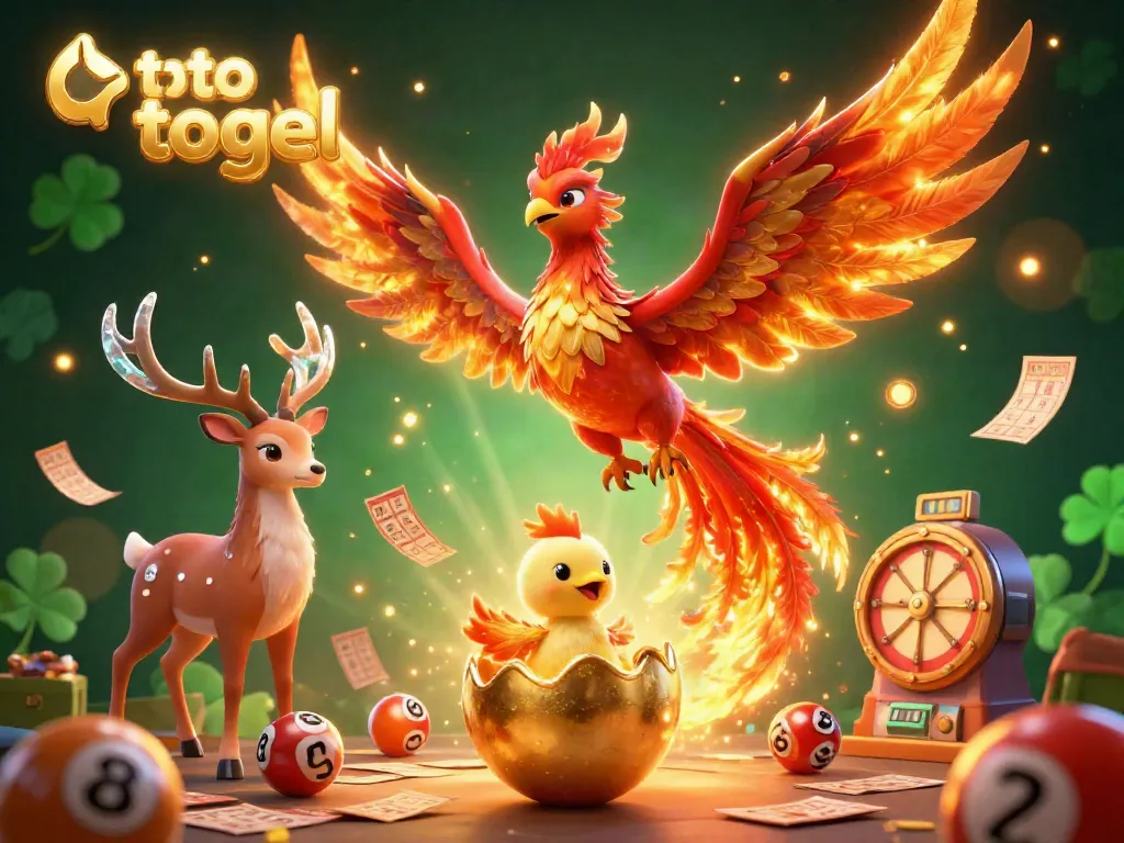Experience thrilling toto togel excitement with dynamic lottery elements in an ultra-detailed illustration.
