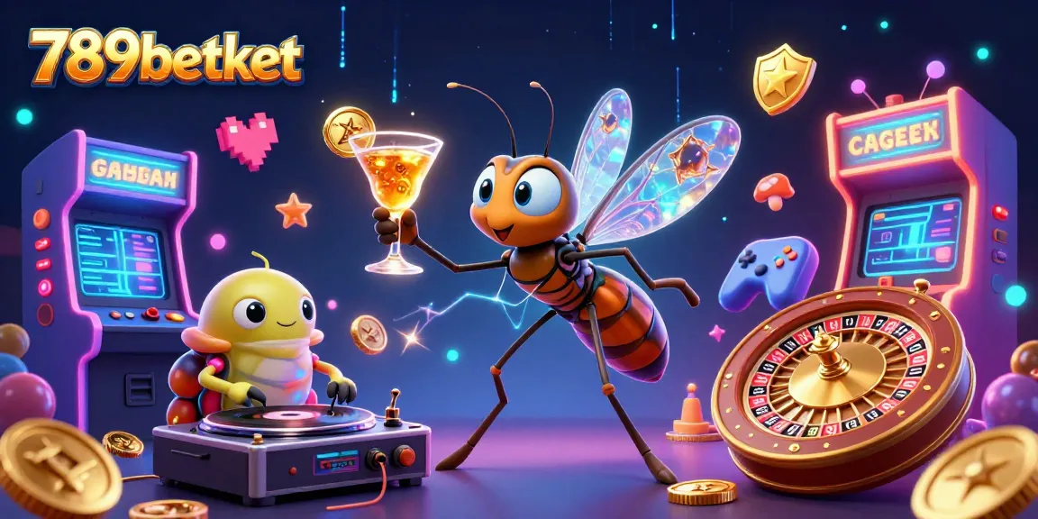 Engage in thrilling gameplay at 789betket with a vibrant animated casino scene featuring unique characters and dynamic game elements.