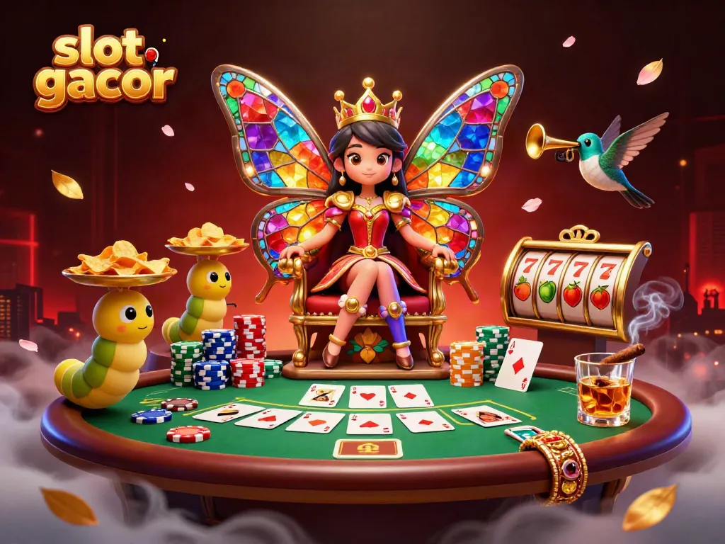 Menangkan jackpot dengan slot gacor di ilustrasi kasino megah ini.