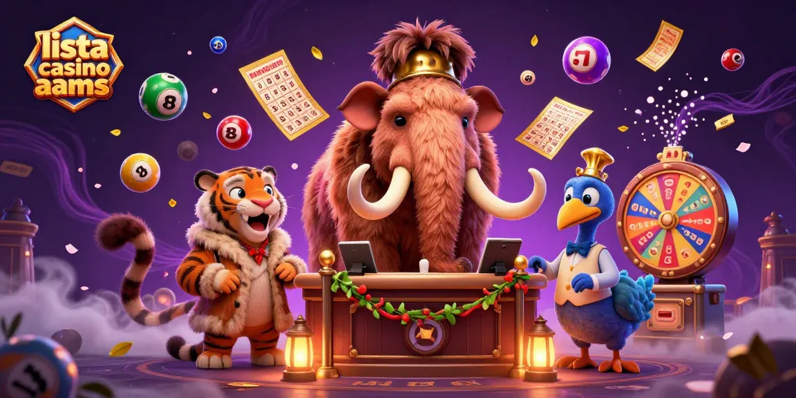 Giocatori nei migliori casino non AAMS che esultano con numeri della lotteria colorati e un ambiente vibrante.