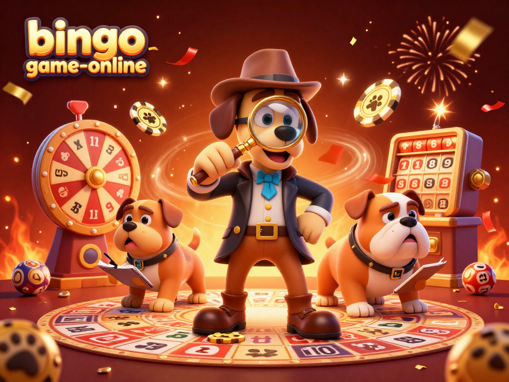 Engage with bingo-game-online in this vibrant 3D illustration featuring exciting bingo elements.