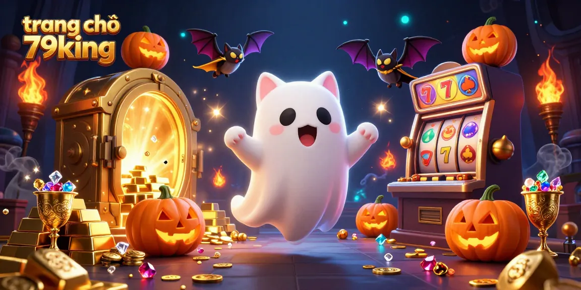 Play exciting games at trang chủ 79king with vibrant characters in a haunted casino atmosphere.