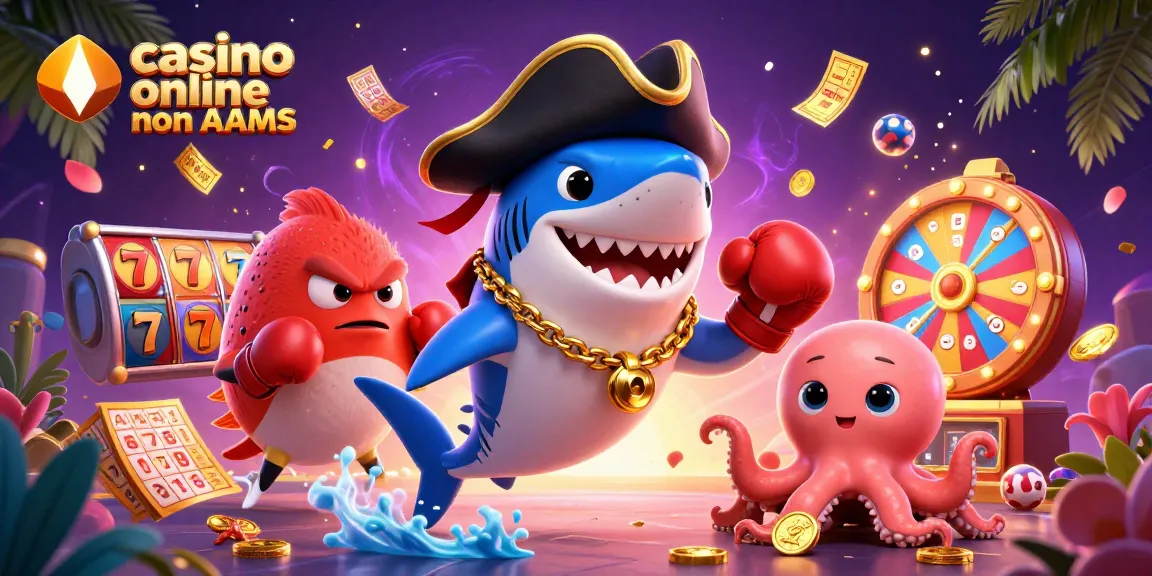 Giocare nei migliori casino online non AAMS con una scena vivace piena di premi e divertimento.
