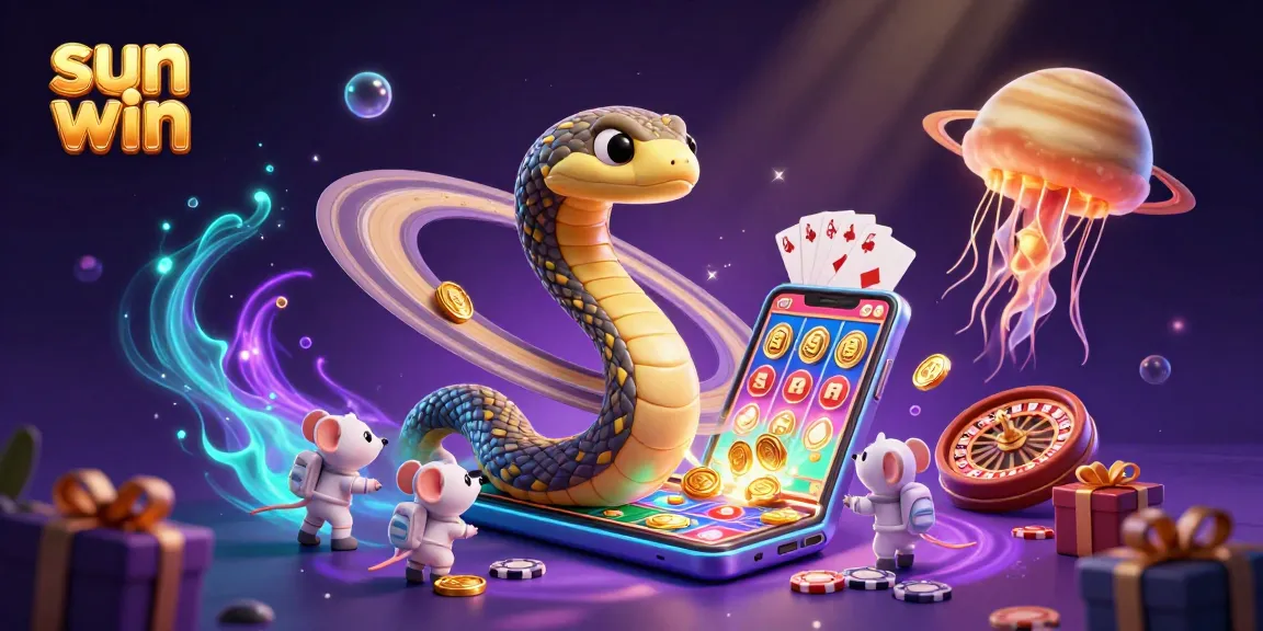Experience the thrill of sun win with astronaut mice betting on a roulette galaxy.