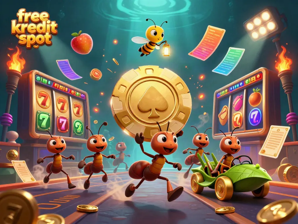 Experience thrilling gameplay with free kredit slot in this vibrant 3D heist scene.