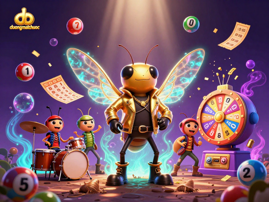 Experience the thrill of duongmatchuoc, as a rock star cicada brings excitement to the gaming scene.