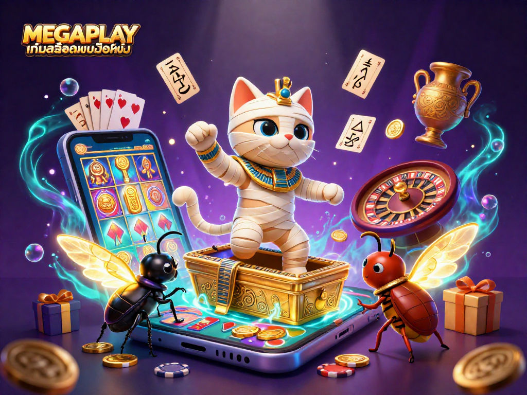 สัมผัส MEGAPLAY เกมสล็อตบนมือถือ ที่เต็มไปด้วยความสนุกสนานและโบนัสเด็ด