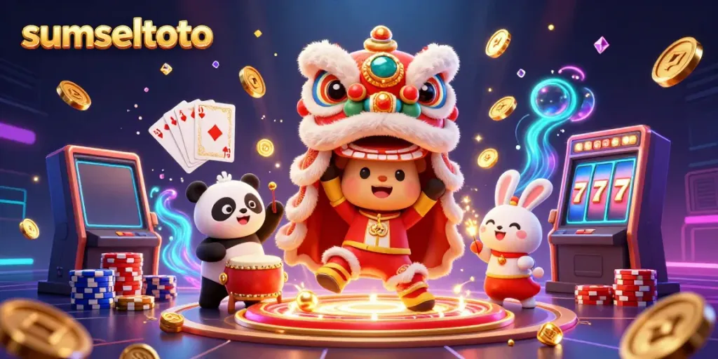 Experience high-energy gameplay at sumseltoto with dynamic characters and a vibrant casino atmosphere.