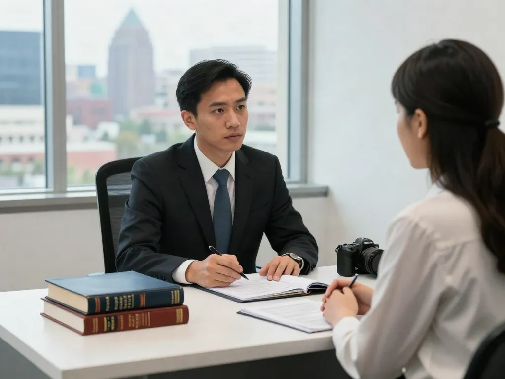 Consultation about how much does a DUI cost in Cherokee Cobb County GA in a law office with attorney and client.