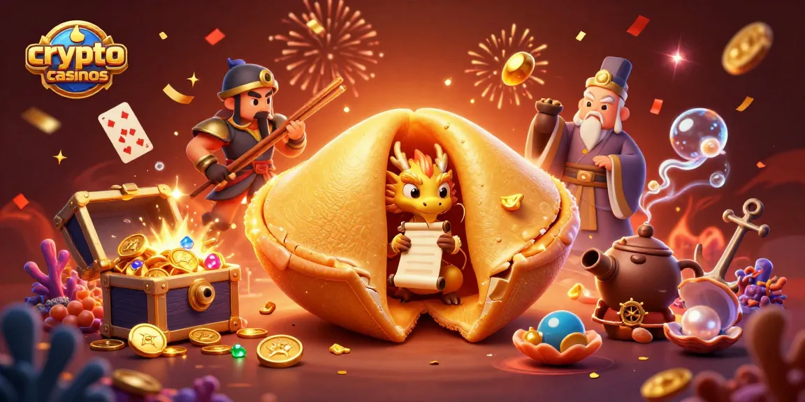 Découvrez les crypto casinos à travers une illustration riche en éléments et couleurs captivantes